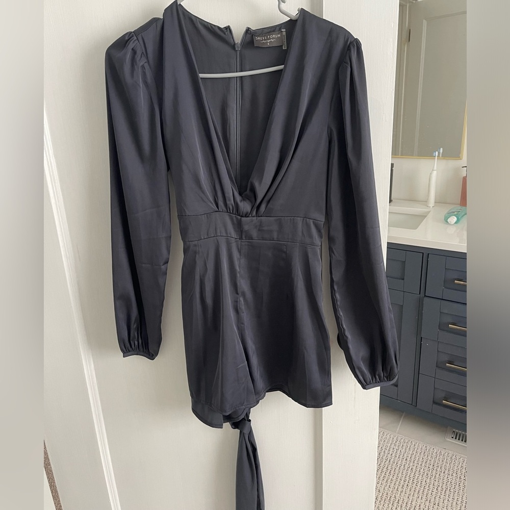 Dress Form Tie Romper